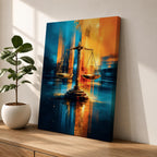 Scales of Justice Wall Art Balanced Scale Canvas Libra Symbol Modern Law Office Decor