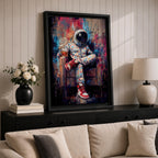 Astronaut Wall Art Street Style Space Painting Hypebeast Canvas Urban Graffiti Decor Sneaker Art