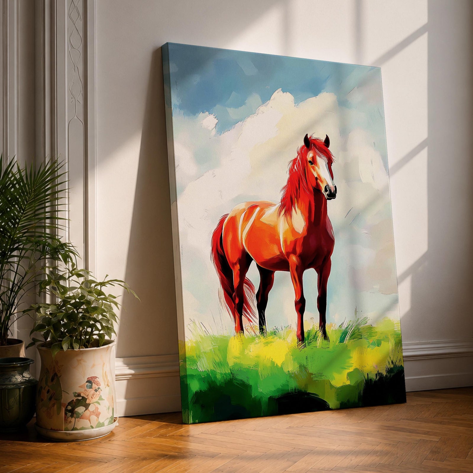 Horse Wildlife Wall Art Farm Horse Nature Rustic Ranch Gift Living Room Home Decor