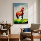 Horse Wildlife Wall Art Farm Horse Nature Rustic Ranch Gift Living Room Home Decor