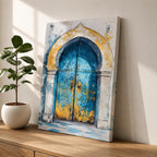 Moroccan Door Architectural Wall Art Arched Portal Cultural Travel Gift Living Room Home Decor