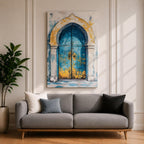 Moroccan Door Architectural Wall Art Arched Portal Cultural Travel Gift Living Room Home Decor
