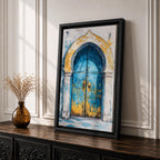 Moroccan Door Architectural Wall Art Arched Portal Cultural Travel Gift Living Room Home Decor