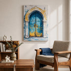 Moroccan Door Architectural Wall Art Arched Portal Cultural Travel Gift Living Room Home Decor