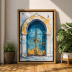 Moroccan Door Architectural Wall Art Arched Portal Cultural Travel Gift Living Room Home Decor