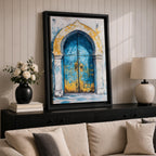 Moroccan Door Architectural Wall Art Arched Portal Cultural Travel Gift Living Room Home Decor
