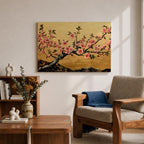 Cherry Blossom Wall Art Sakura Framed Canvas Japanese Botanical Asian Floral Boho Home Decor