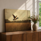 Mallard Duck Wall Art Anas Platyrhynchos Framed Canvas Wildlife Rustic Farmhouse Nature Home Decor