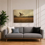 Mallard Duck Wall Art Anas Platyrhynchos Framed Canvas Wildlife Rustic Farmhouse Nature Home Decor