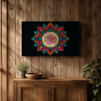 Bismillah Wall Art Arabic Calligraphy Framed Canvas Quran Islamic Allah Muslim Home Decor