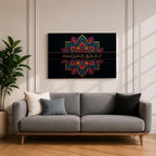 Assalamu Alaikum Wall Art Islamic Greeting Framed Canvas Ramadan Muslim Allah Arabic Home Decor