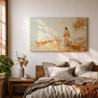 Good Shepherd Wall Art Christ the Shepherd Framed Canvas Biblical Farmhouse Christian Home Decor