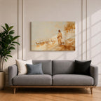 Good Shepherd Wall Art Christ the Shepherd Framed Canvas Biblical Farmhouse Christian Home Decor
