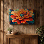 Peony Wall Art Bloom Framed Canvas Botanical Garden Abstract Floral Living Room Home Decor