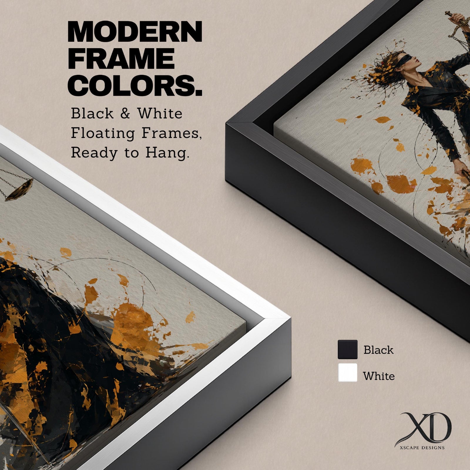Add sophistication to your legal space with this Lady Justice Wall Art, featuring a striking abstract depiction of the blindfolded goddess holding the scales of justice. Bold gold splashes and expressive brushstrokes create a powerful canvas print for lawyer offices, law firms, and courtrooms.