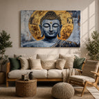 Buddha Wall Art Siddhartha Framed Canvas Zen Spiritual Meditation Boho Home Decor