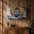 Buddha Wall Art Siddhartha Framed Canvas Zen Spiritual Meditation Boho Home Decor