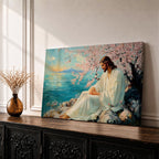Jesus Wall Art Christ Framed Canvas Biblical Christian Prayer Room Catholic Home Decor