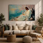 Jesus Wall Art Christ Framed Canvas Biblical Christian Prayer Room Catholic Home Decor