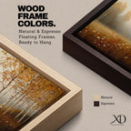 Birch Forest Wall Art Aspen Trees Framed Canvas Autumn Landscape Rustic Cabin Home Decor