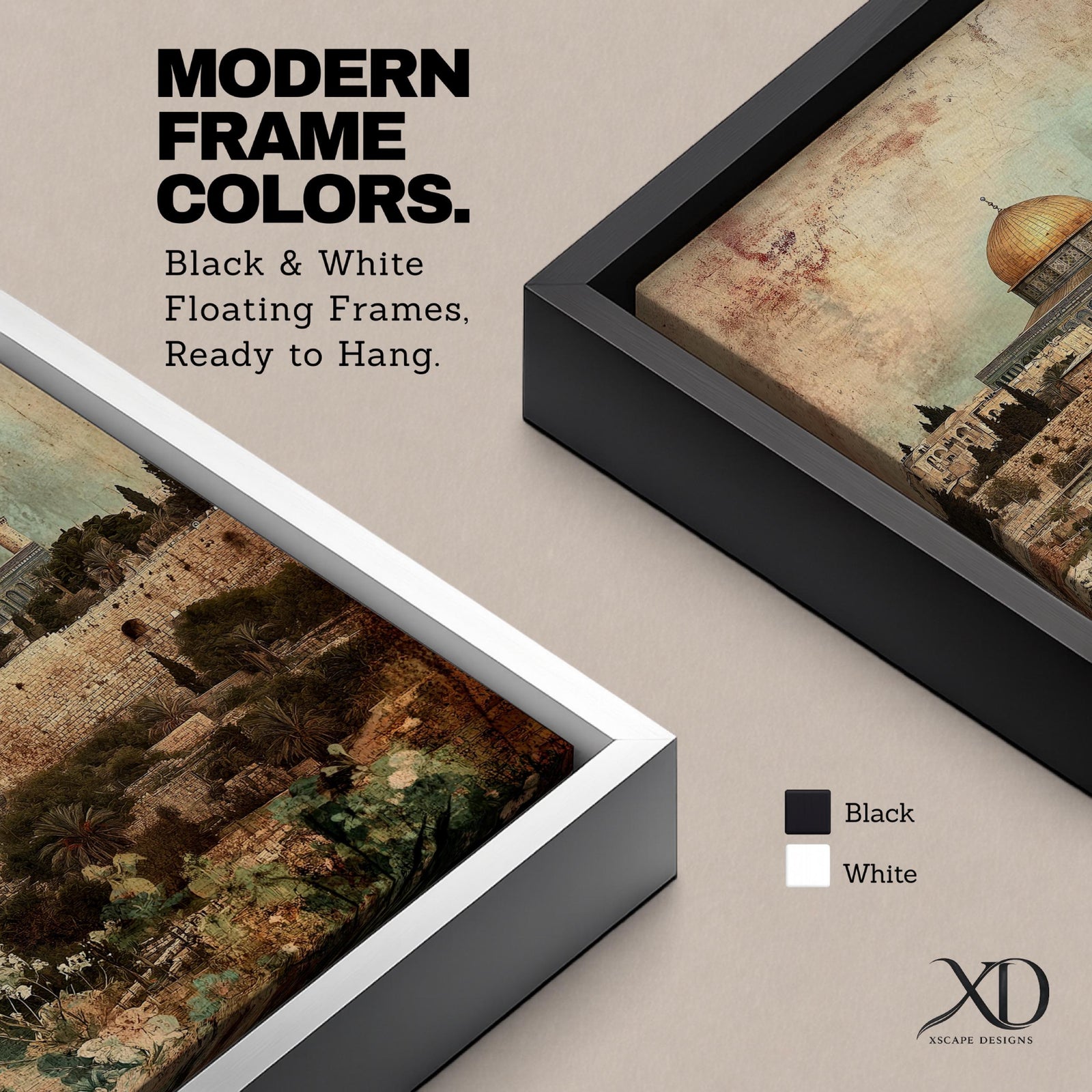 Vintage-style artwork depicting Masjid Al Aqsa and the golden Dome of the Rock rising above the stone walls of Jerusalem’s Old City, surrounded by historic architecture and greenery, rendered with warm aged textures and a softly weathered sky that gives the sacred Islamic landmark a timeless, antique character.