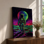 Astronaut Space Wall Art Lunar Explorer Voyager Cosmic Abstract SciFi Gift Bedroom Home Decor