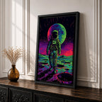 Astronaut Space Wall Art Lunar Explorer Voyager Cosmic Abstract SciFi Gift Bedroom Home Decor