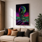 Astronaut Space Wall Art Lunar Explorer Voyager Cosmic Abstract SciFi Gift Bedroom Home Decor