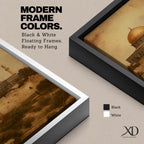 Dome of the Rock wall art featuring the iconic golden dome near Al Aqsa Mosque in Jerusalem Old City. Vintage style Islamic architecture artwork showing the historic holy site with warm antique tones. Framed canvas Islamic decor inspired by the sacred landmarks of Jerusalem.