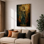 Lady Justice Legal Symbol Wall Art Roman Justitia Mosaic Gift Law Office Home Decor