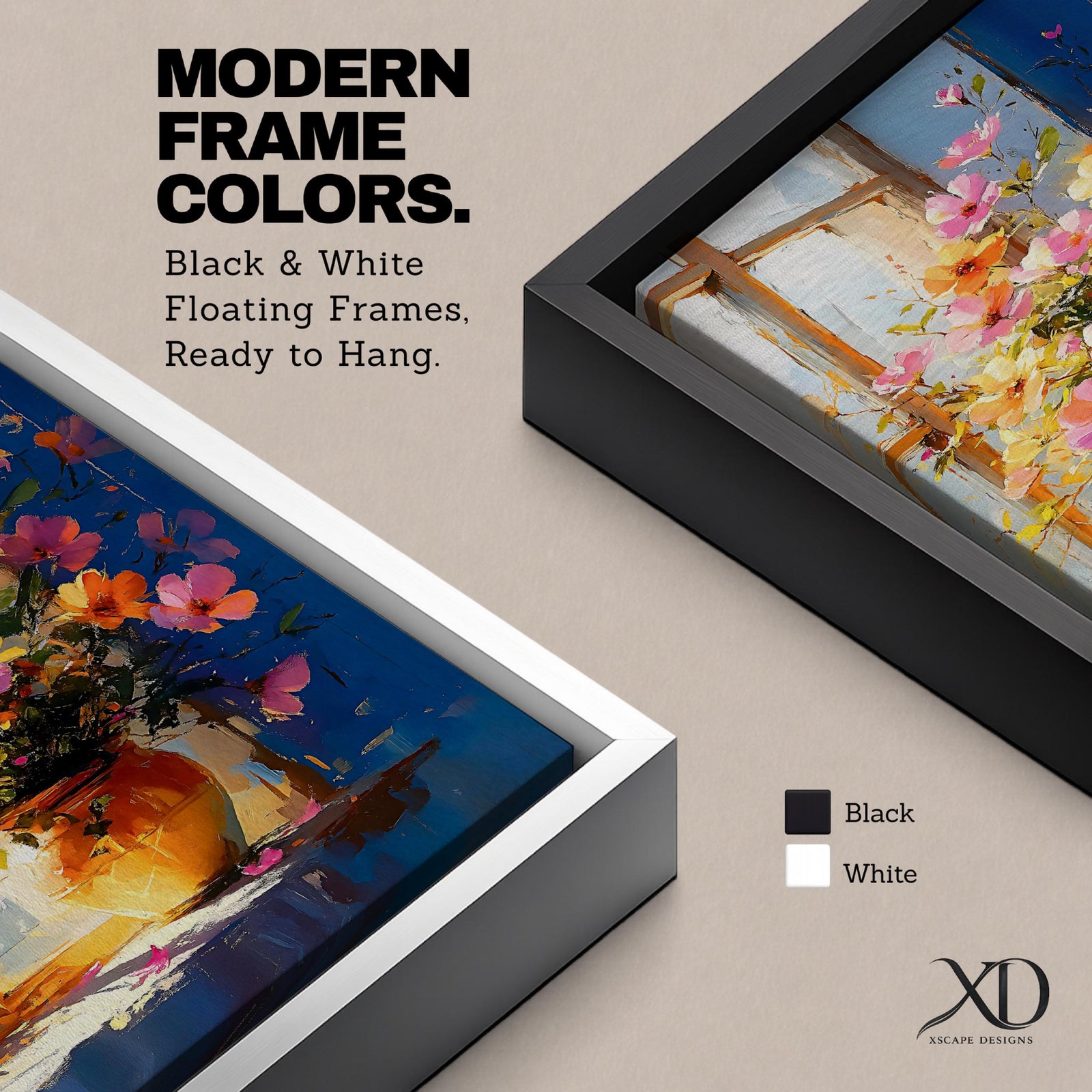 A vibrant floral vase filled with a colorful bouquet of pink, orange, and yellow flowers arranged in an impressionistic style on a windowsill, painted with loose brushstrokes capturing light and shadow in a warm, inviting composition.