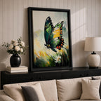 Butterfly Garden Wall Art Wild Insect Nature Gift Living Room Bedroom Office Home Decor