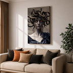 Medusa Greek Myth Wall Art Gorgon Mythology Legend Symbol Gift Living Room Home Decor