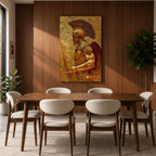 Spartan Warrior Ancient Greek Wall Art Hoplite Epic Mythology Gift Living Room Home Decor