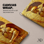 Spartan Warrior Ancient Greek Wall Art Hoplite Epic Mythology Gift Living Room Home Decor