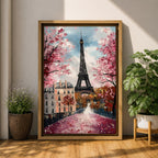 Eiffel Tower Paris Landmark Wall Art Tour Eiffel City Gift Living Room Home Decor