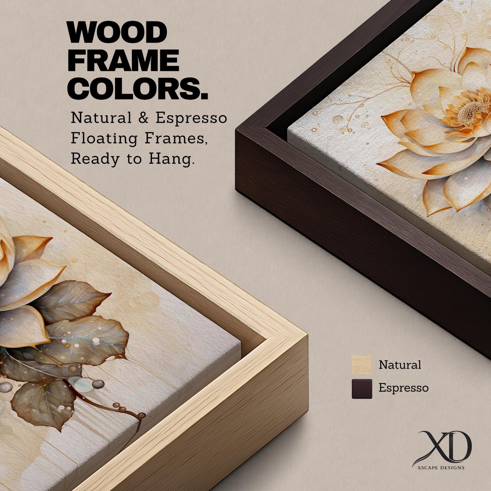 A detailed watercolor-style painting of a lotus flower with layered petals and leaves, featuring soft gradients and delicate droplets. The artwork highlights the natural beauty and symbolic significance of the lotus in a botanical floral composition with subtle Zen-inspired elements.