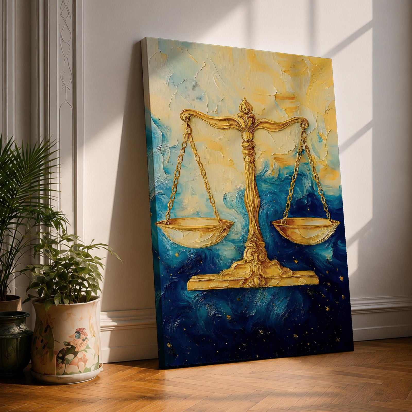 Scales Legal Symbol Wall Art Libra Abstract Mythology Gift Court Office Justice Home Decor