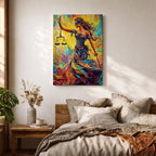 Lady Justice Legal Symbol Wall Art Themis Abstract Mythology Gift Law Office Home Decor