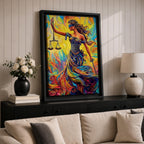 Lady Justice Legal Symbol Wall Art Themis Abstract Mythology Gift Law Office Home Decor
