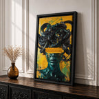 Medusa Ancient Greek Wall Art Gorgon Mythology Symbol Iconic Gift Living Room Home Decor