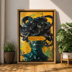 Medusa Ancient Greek Wall Art Gorgon Mythology Symbol Iconic Gift Living Room Home Decor