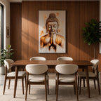 Buddha Buddhist Wall Art Gautama Religious Symbol Gift Meditation Yoga Zen Room Home Decor