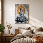 Lotus Buddha Wall Art Buddhist Deity Religious Gift Meditation Zen Room Home Decor Interior