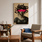 Medusa Ancient Greek Wall Art Gorgon Mythology Symbol Iconic Gift Living Room Home Decor