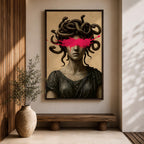 Medusa Ancient Greek Wall Art Gorgon Mythology Symbol Iconic Gift Living Room Home Decor