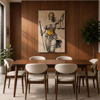 Lady Justice Legal Symbol Wall Art Themis Mythology Justice Gift Law Office Home Decor