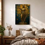Lady Justice Legal Symbol Wall Art Themis Mythology Stained Glass Gift Office Home Decor