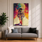Astronaut Space Wall Art Cosmic Path Explorer Journey Abstract Gift Living Room Home Decor