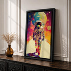 Astronaut Space Wall Art Cosmic Path Explorer Journey Abstract Gift Living Room Home Decor